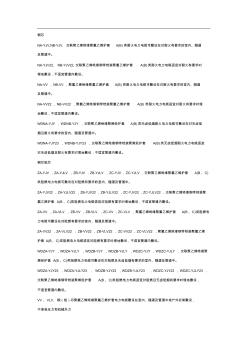电力电缆各型号中符号含义(20200928201956)