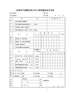 電梯電氣裝置安裝分項