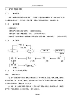 電氣照明施工方案(1)