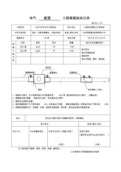 电气配管工程隐蔽验收记录(弱电) (2)