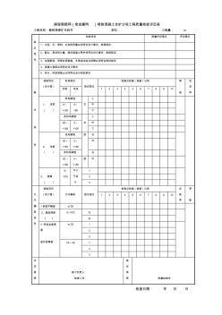 硐室鋼筋網(wǎng)(含金屬網(wǎng))噴射混凝土支護(hù)分項(xiàng)工程質(zhì)量檢驗(yàn)評(píng)定表 (2)