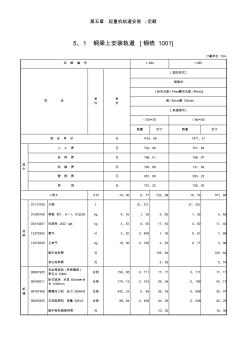 第五章起重机轨道安装-定额