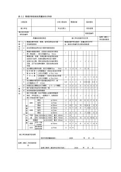 表C[1].2管道安装检验批质量验收记录表