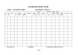 表钻孔灌注桩后注浆记录表新版