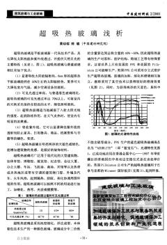 超吸熱玻璃淺析