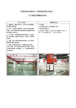 車道劃線及導(dǎo)視標(biāo)識(shí)(溶劑型涂料反光標(biāo)線)施工工藝流程及質(zhì)量驗(yàn)收標(biāo)準(zhǔn)