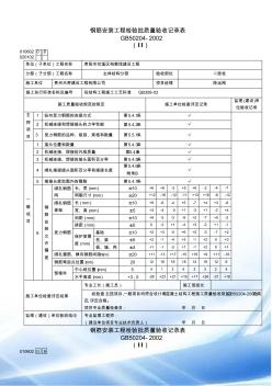 钢筋安装工程检验批质量验收记录表 (2)