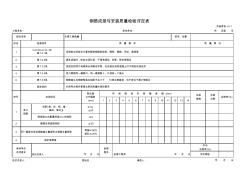 钢筋成型与安装质量检验评定表