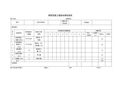 钢筋混凝土锚固地梁检查表