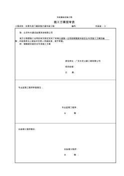 鋼箱梁吊裝施工組織設(shè)計(方案)報審表