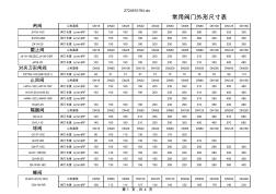 阀门尺寸公制 (2)