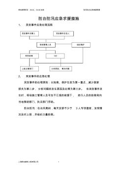 防汛防台应急救援预案(1)