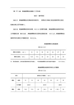 高强度螺栓连接施工工艺标准 (2)