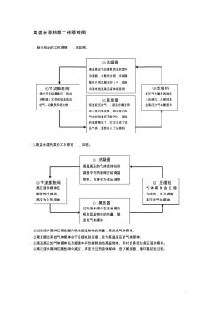 高温水源热泵工作原理图