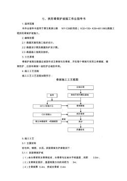 高速公路拱形骨架護(hù)坡施工作業(yè)指導(dǎo)書