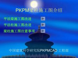 04改进_PKPM梁柱施工图介绍