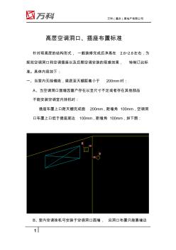 05-重慶萬(wàn)科高層空調(diào)洞口、插座布置標(biāo)準(zhǔn)(5.10)