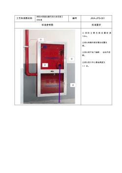 10.室内消火栓安装工艺标准(明装、暗装)