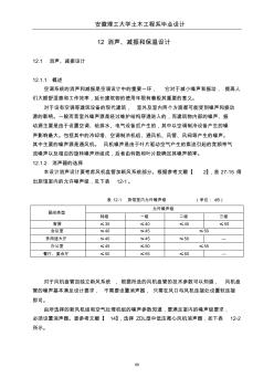 12消聲、減震和保溫設(shè)計(jì)