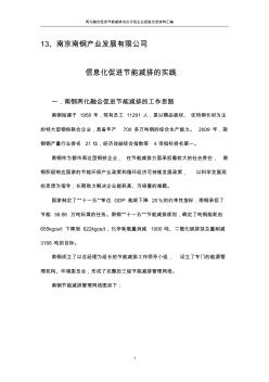 13、南京南钢产业发展有限公司