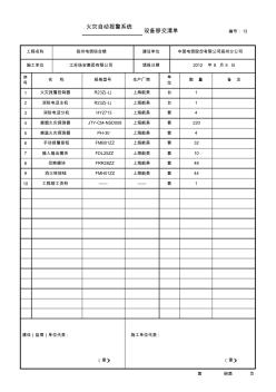 13设备移交清单-弱电