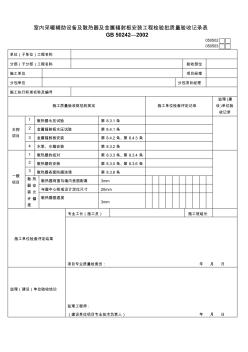 173.室内采暖辅助设备及散热器及金属辐射板安装工程检验批质量验收记录表