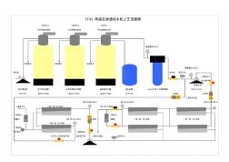 1T兩級反滲透純水機工藝流程圖