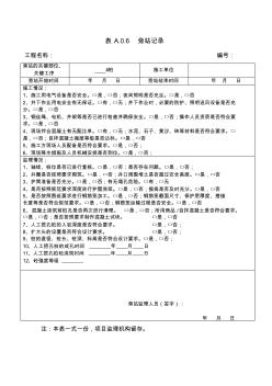 1人工挖孔樁旁站記錄 (2)