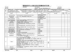 200.隧道监控中心设备及软件质量检验评定表