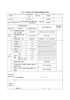 2、砌体挡土墙工程检验批质量验收记录表