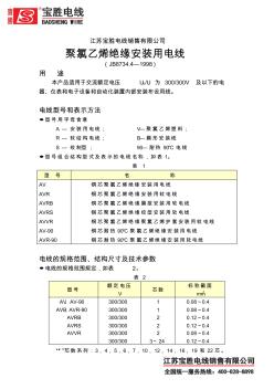 2聚氯乙烯絕緣安裝用電線