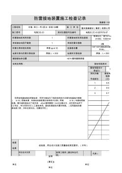 2防雷接地装置施工检查