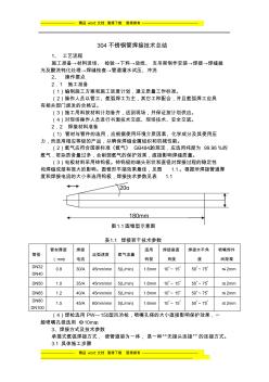 304不銹鋼管焊接技術(shù)總結(jié)