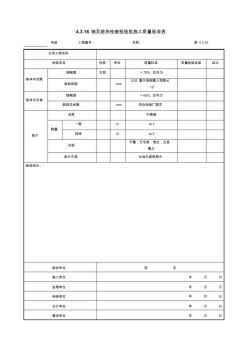 4.3.16軸瓦墊塊檢查檢驗(yàn)批施工質(zhì)量驗(yàn)收表