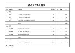 4層框架結構辦公樓鋼筋混凝土工程量計算實例手稿