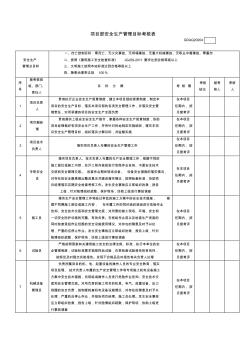 7、项目部安全生产管理目标考核表