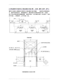 [江西]医院手术室净化工程全套设计施工图(洁净装饰医气电气)