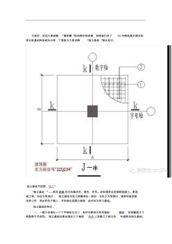 【建筑圈】工程实例结构图讲解03基础结构平面布置图(三)独立基础 (2)