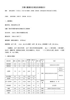 萬德大廈通風(fēng)空調(diào)及防排煙設(shè)計(jì) (2)