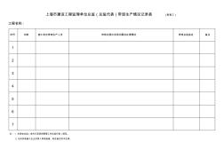 上海市建设工程监理单位总监(总监代表)带班生产情况记录表