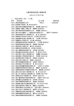 上海市弱电及安防工程商名单