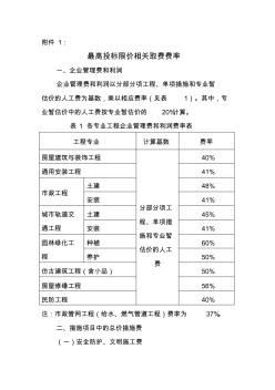 上海建筑工程取费新费率 (4)