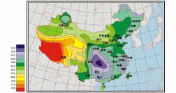 中国各省份太阳能资源分布图