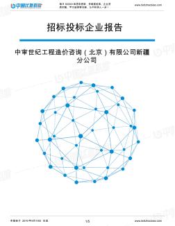 中审世纪工程造价咨询(北京)有限公司新疆分公司_中标190920