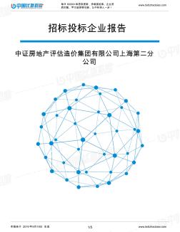 中证房地产评估造价集团有限公司上海第二分公司_中标190920