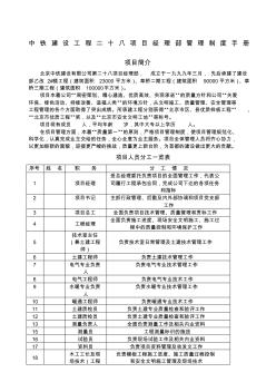 中铁建设工程二十八项目经理部管理制度手册(20200814184125)
