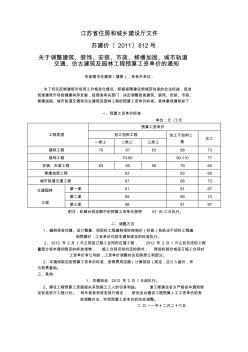 人工工资调整江苏省住房和城乡建设厅文件
