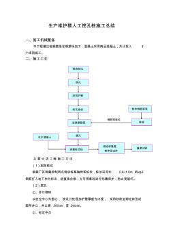 人工挖孔桩施工总结