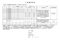 人工挖孔桩清单