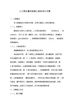 人工挖孔灌注樁施工組織設(shè)計(jì)方案 (3)